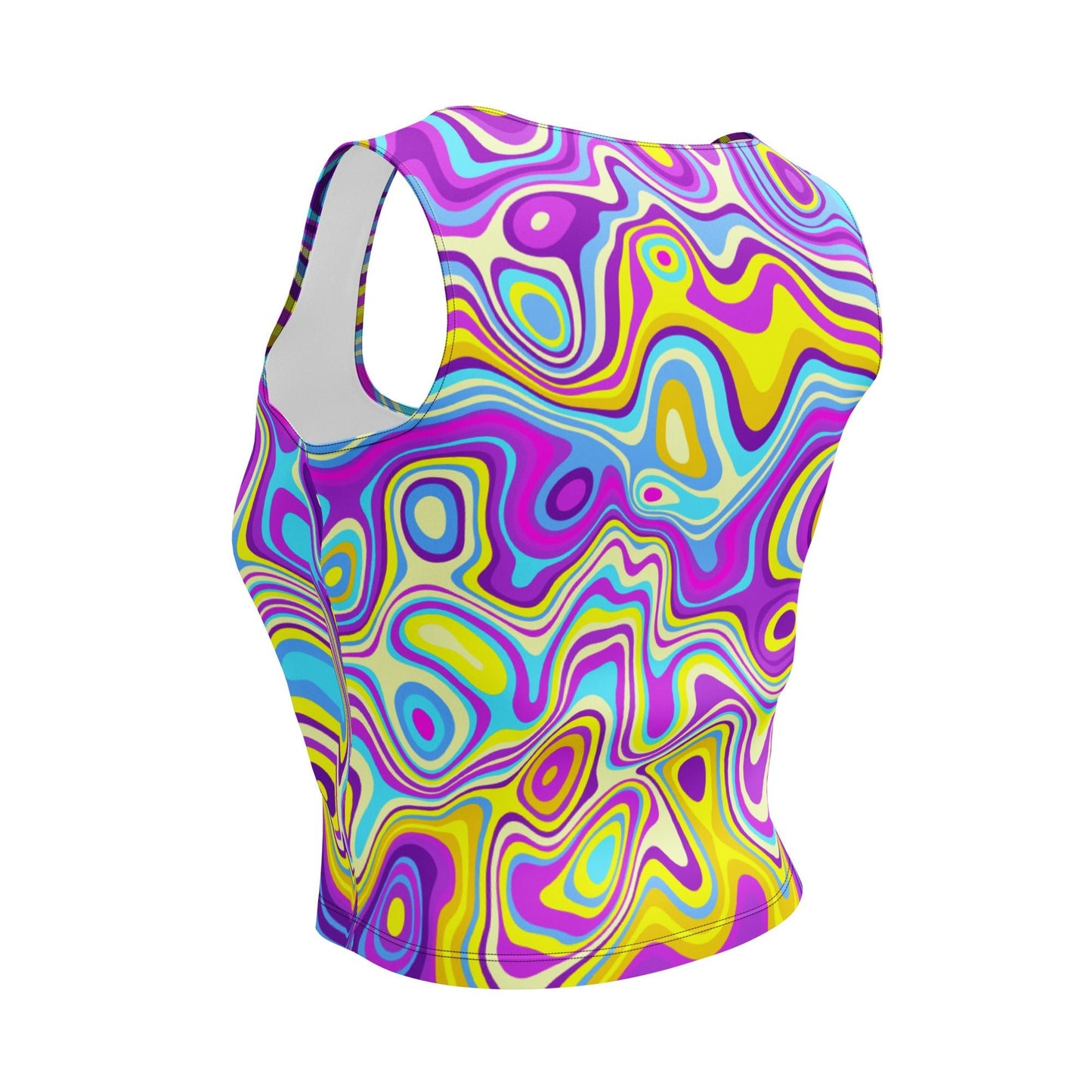 Be Extra! Trippy Glide Crop Top - BeExtra! Apparel & More