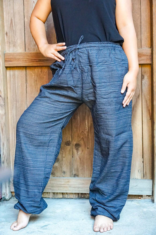 Blue Lagoon Cotton Boho Pants - BeExtra! Apparel & More