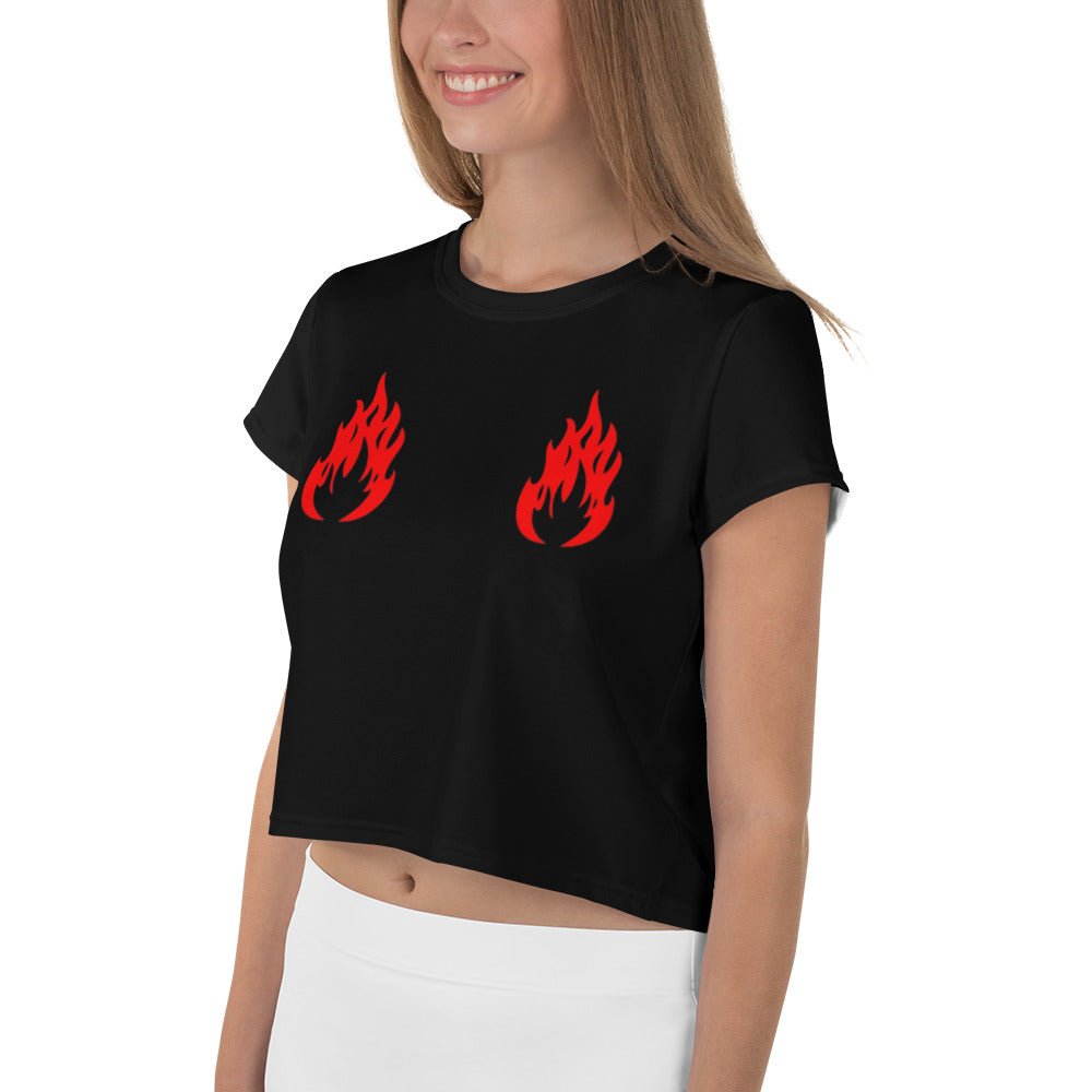 Brooklyn Fire Crop Tee - BeExtra! Apparel & More