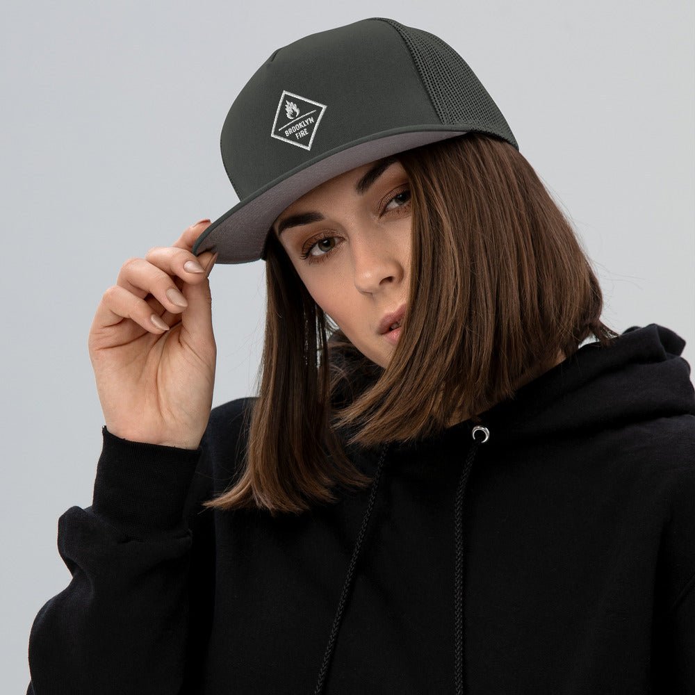 Brooklyn Fire Mesh Back Snapback - BeExtra! Apparel & More