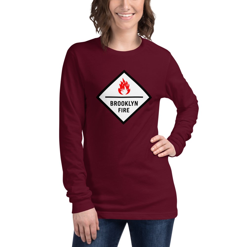 Brooklyn Fire Unisex Long Sleeve Tee - BeExtra! Apparel & More