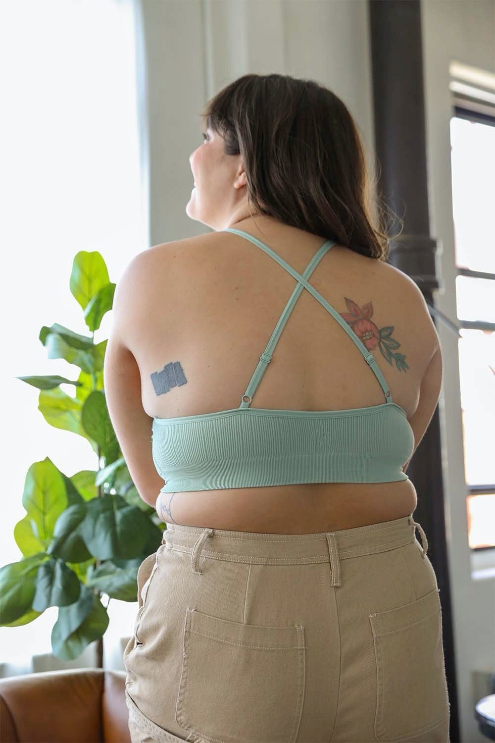 Crochet Lace High Neck Bralette - BeExtra! Apparel & More