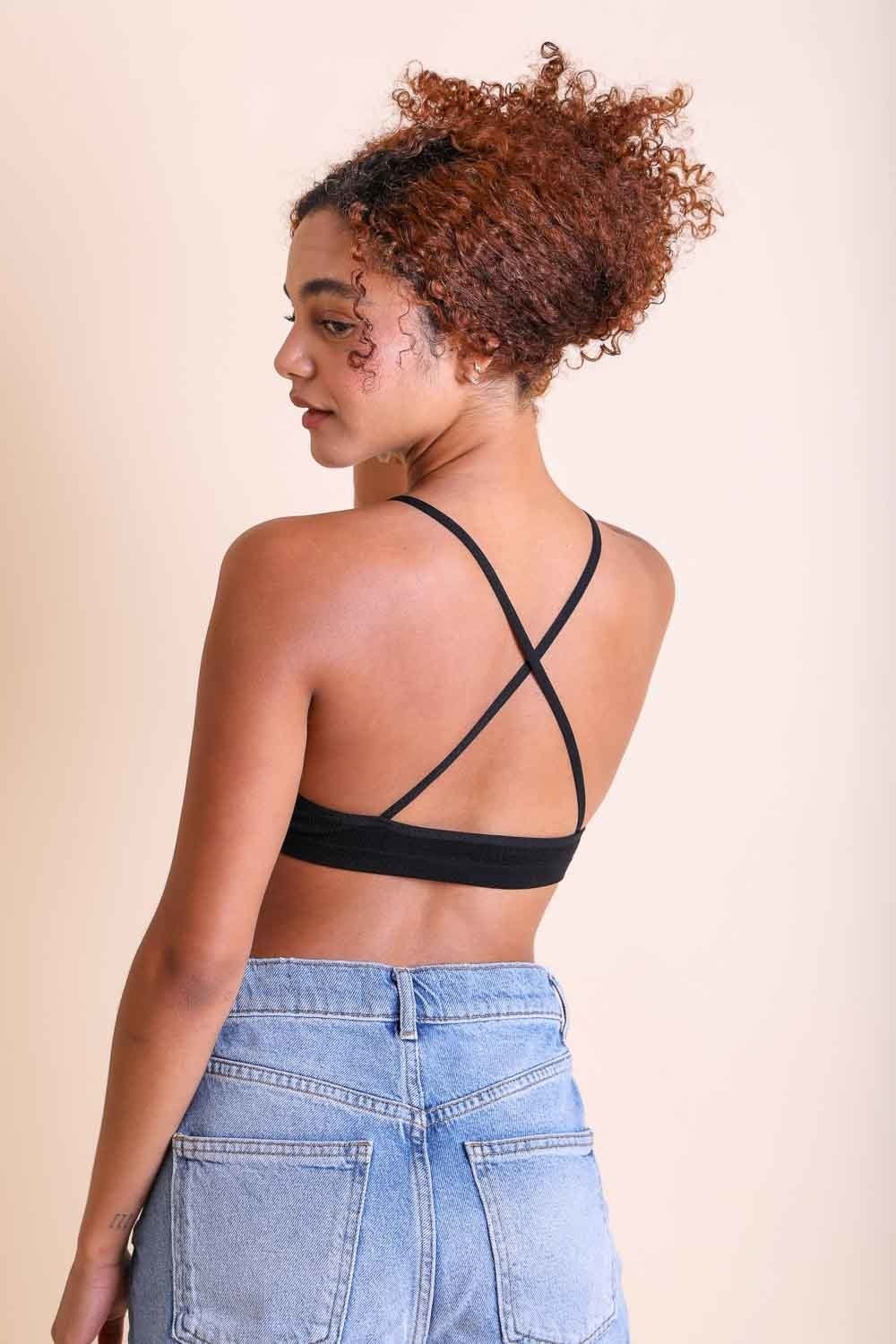 Crochet Lace High Neck Bralette - BeExtra! Apparel & More