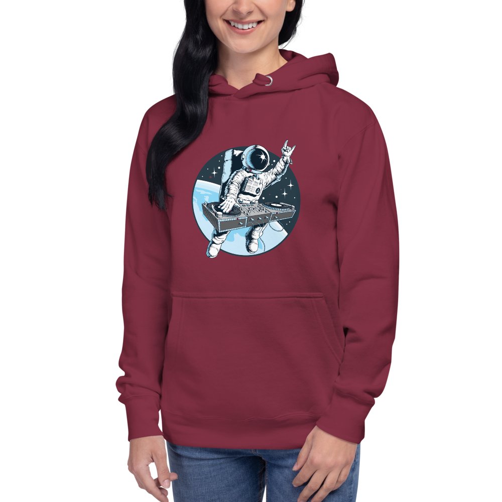 Disco Astronaut Unisex Hoodie - BeExtra! Apparel & More