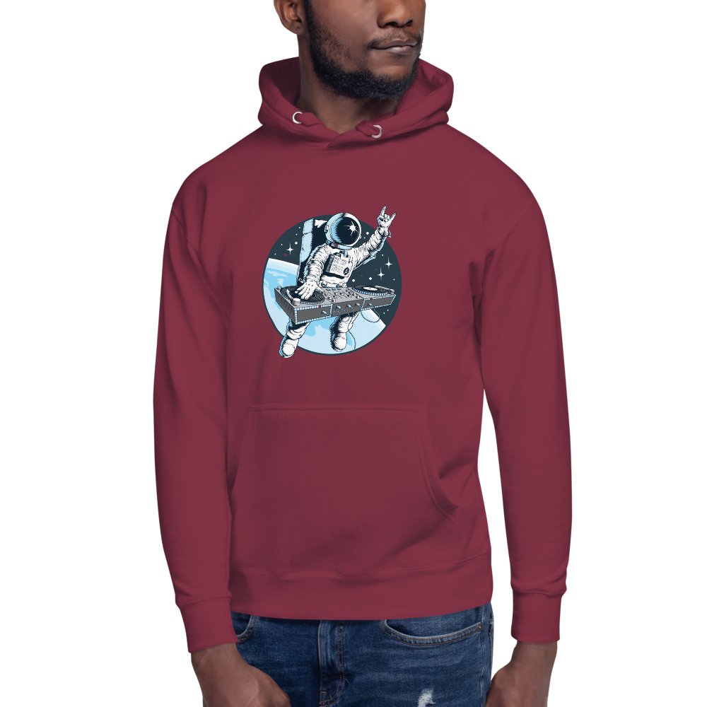 Disco Astronaut Unisex Hoodie - BeExtra! Apparel & More