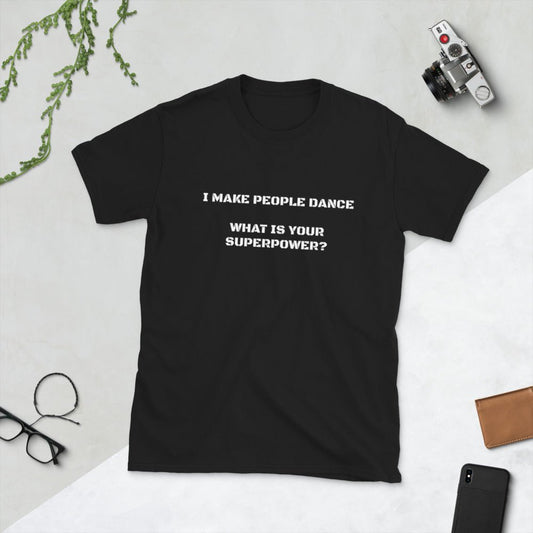 DJ Superpower Short-Sleeve Unisex T-Shirt - BeExtra! Apparel & More