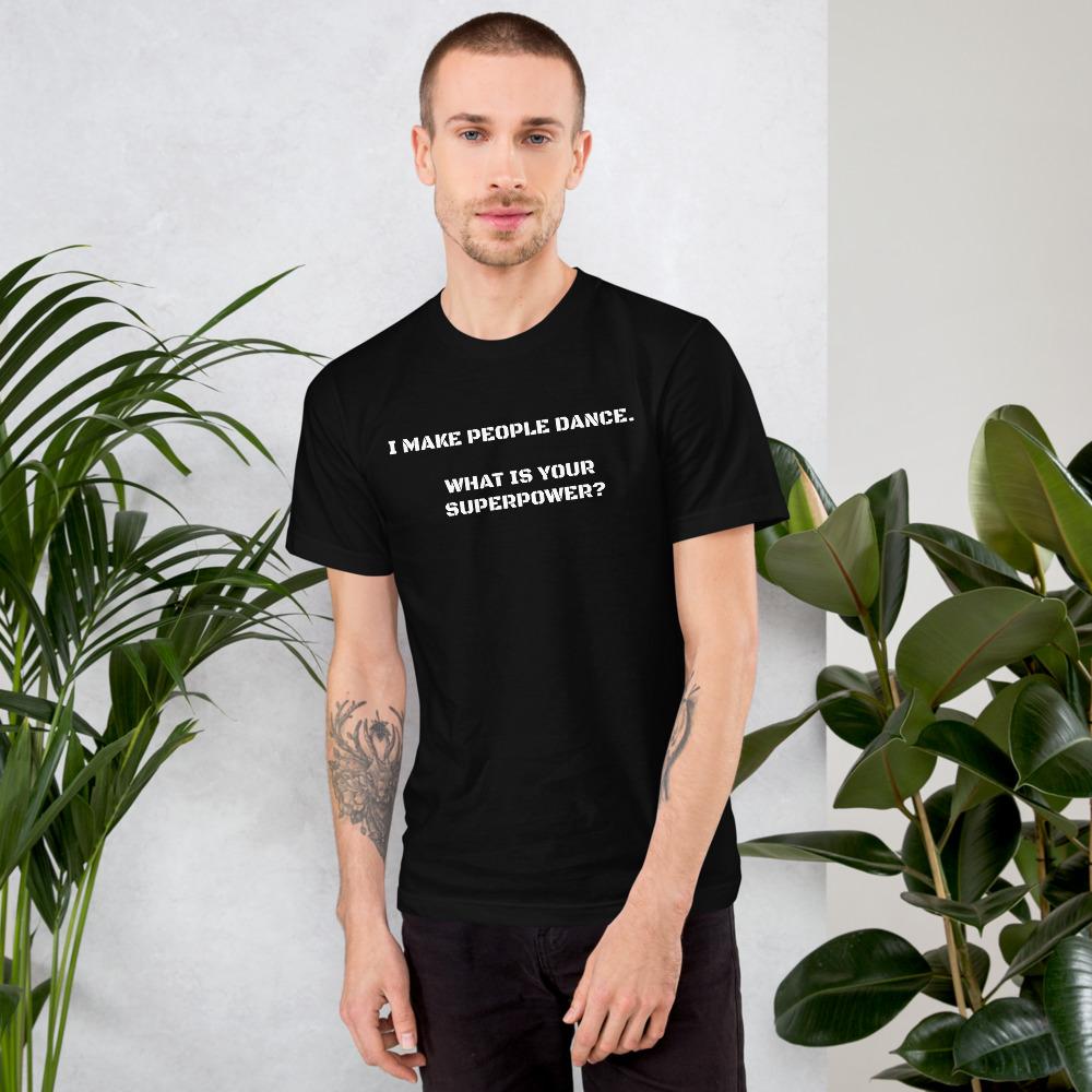 DJ Superpower Short-Sleeve Unisex T-Shirt - BeExtra! Apparel & More