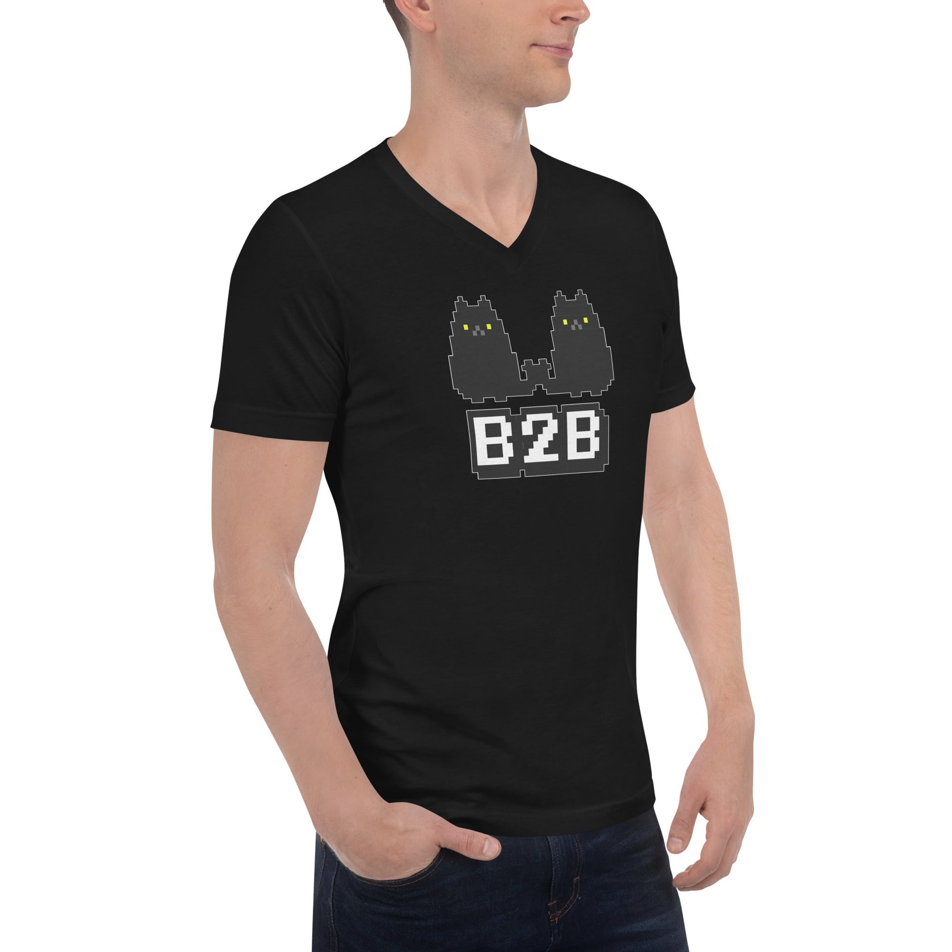 Docka Records B2B Unisex V-Neck T-Shirt - BeExtra! Apparel & More
