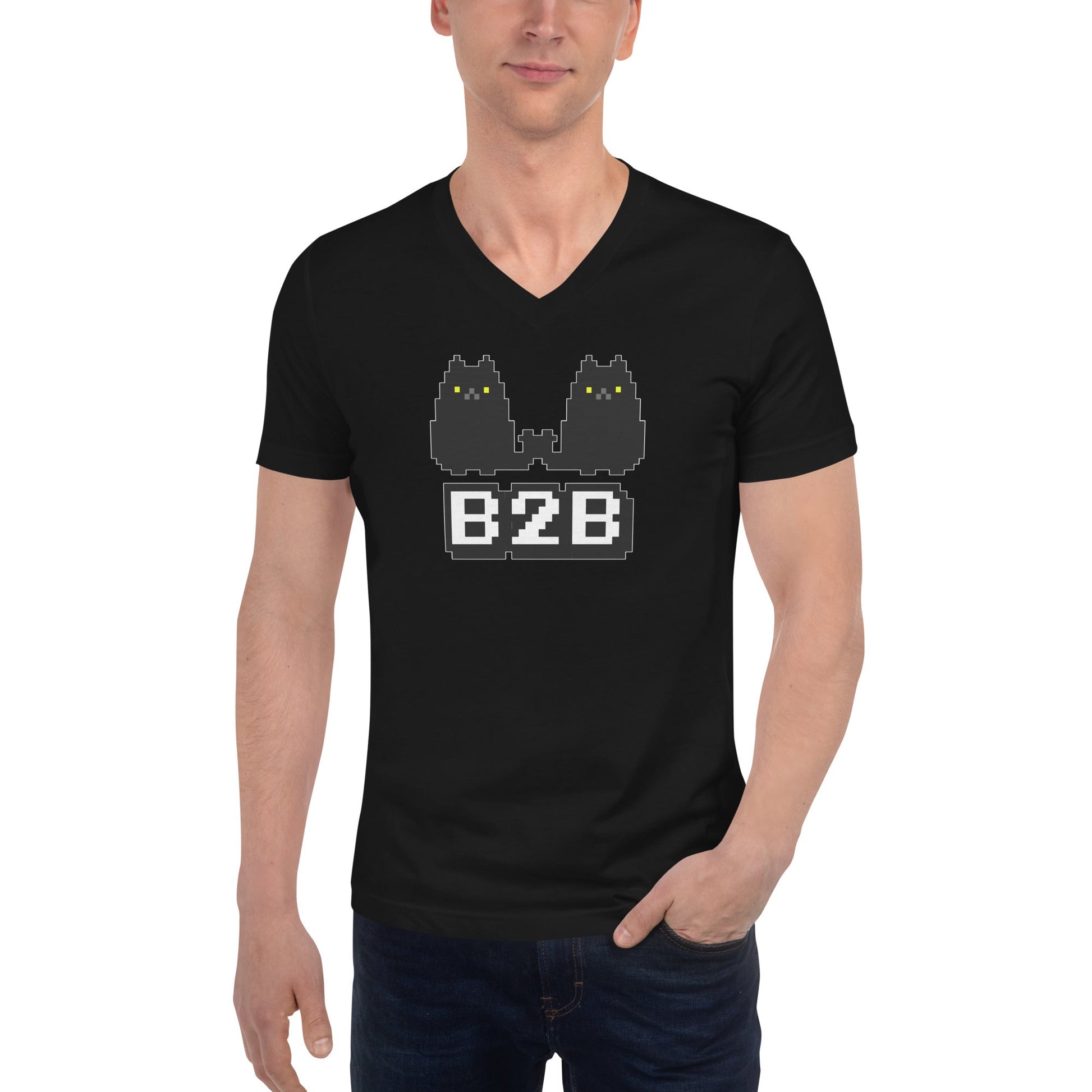 Docka Records B2B Unisex V-Neck T-Shirt - BeExtra! Apparel & More