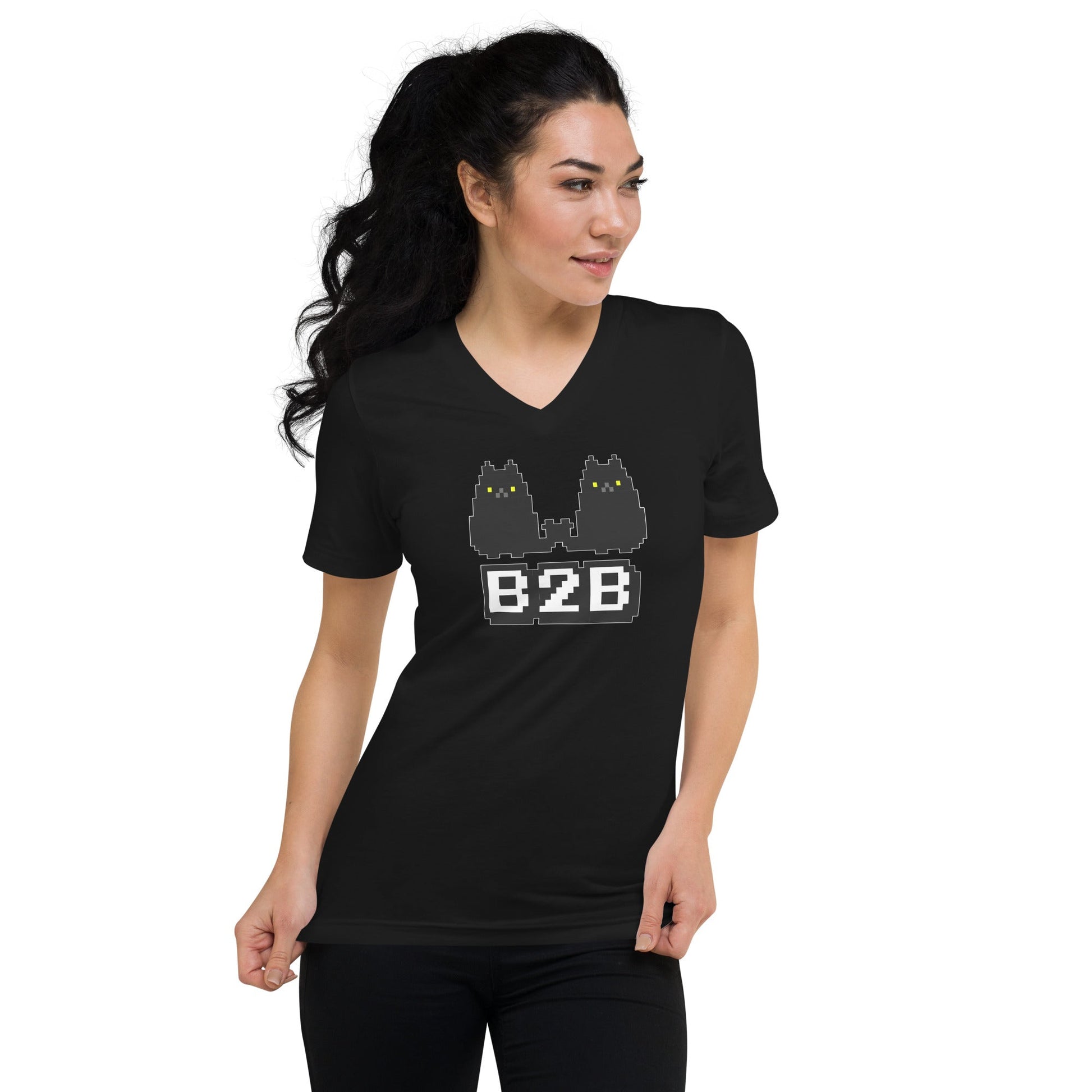 Docka Records B2B Unisex V-Neck T-Shirt - BeExtra! Apparel & More