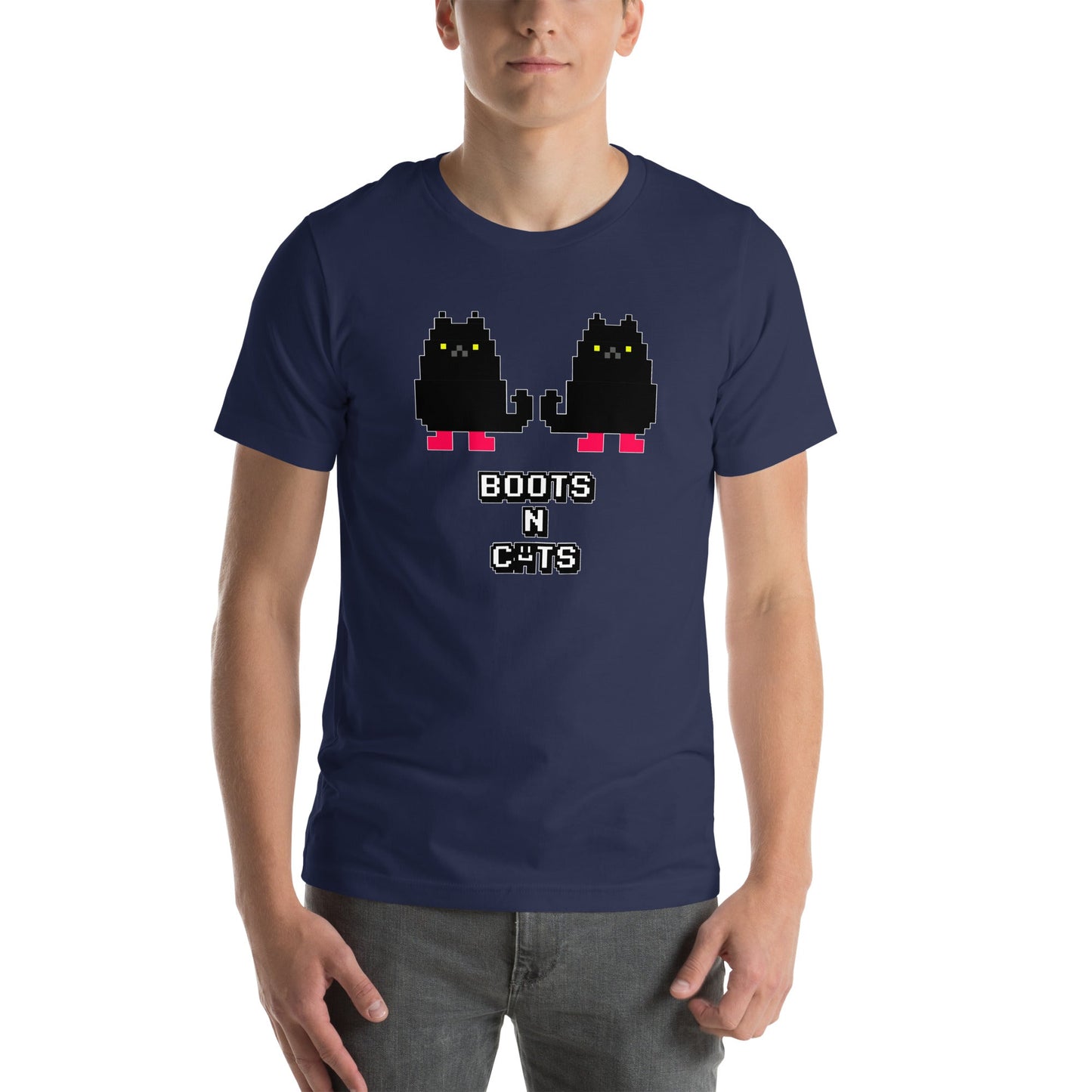 Docka Records Boots and Cats Unisex T-shirt - BeExtra! Apparel & More