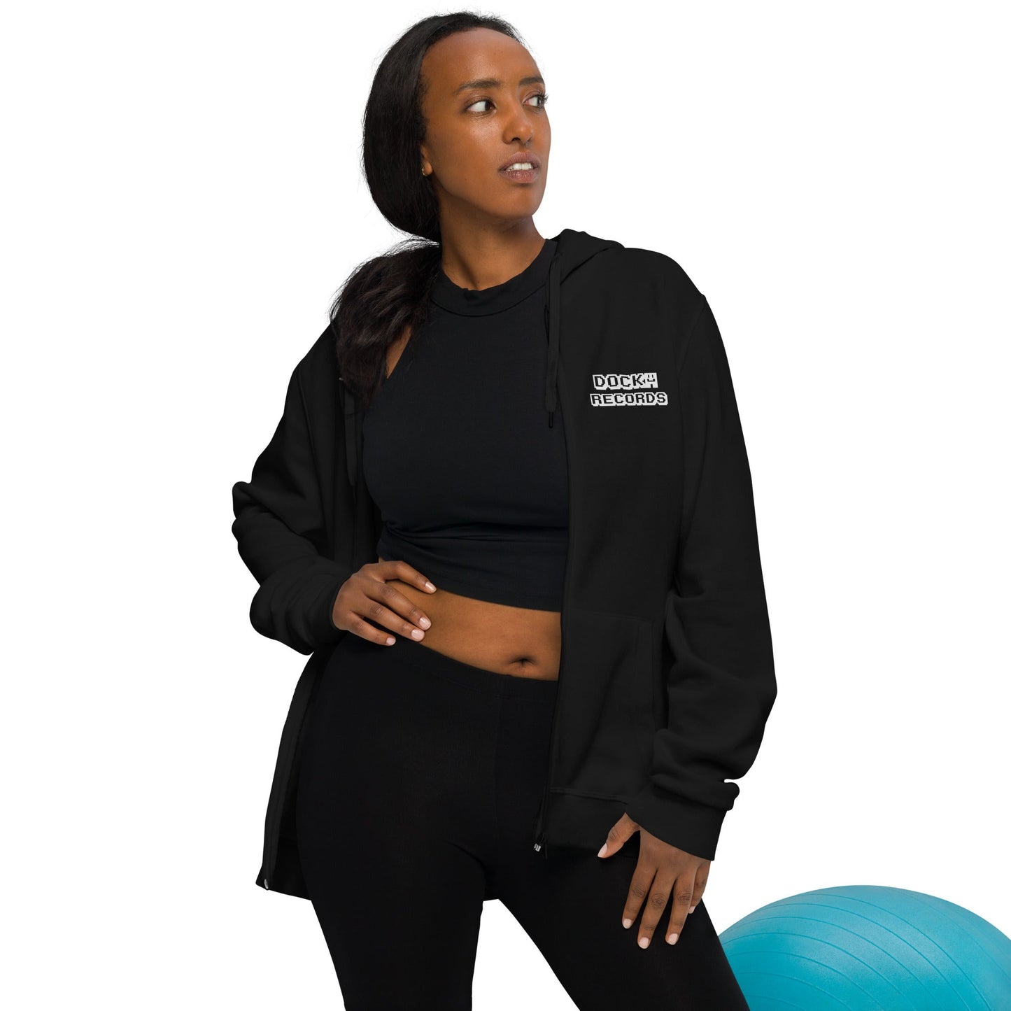 Docka Records Old Skool Unisex Basic Zip Hoodie - BeExtra! Apparel & More