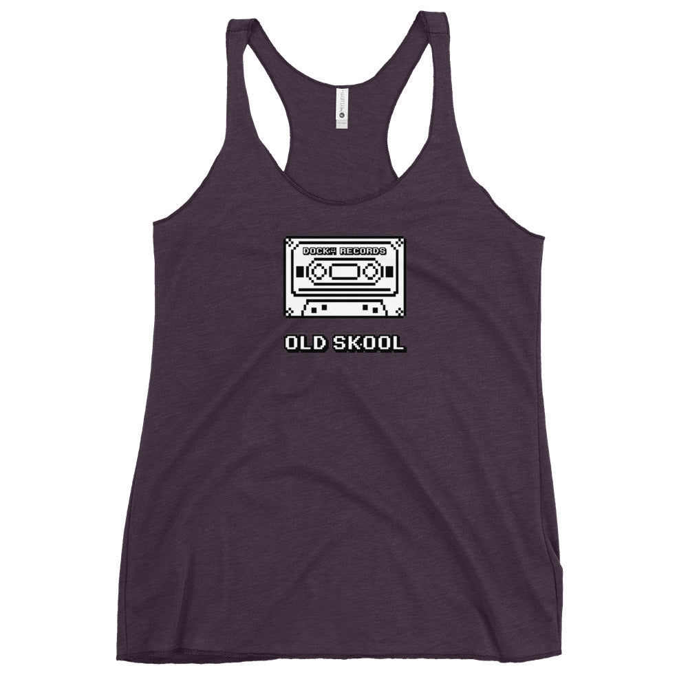 Docka Records Old Skool Women's Racerback Tank - BeExtra! Apparel & More