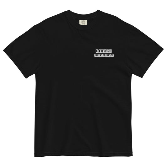 Docka Records Unisex Garment-dyed Heavyweight Embroidered T-shirt - BeExtra! Apparel & More