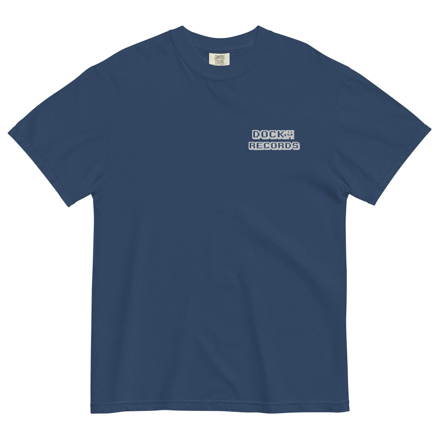 Docka Records Unisex Garment-dyed Heavyweight Embroidered T-shirt - BeExtra! Apparel & More