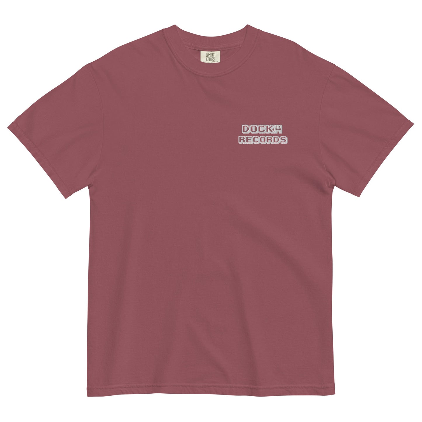 Docka Records Unisex Garment-dyed Heavyweight Embroidered T-shirt - BeExtra! Apparel & More