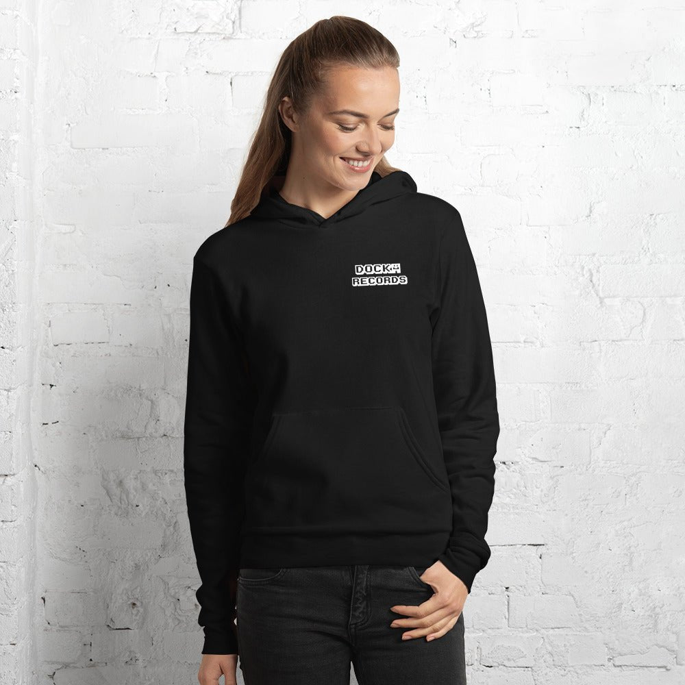 Docka Records Vinyl Junkie Unisex Hoodie - BeExtra! Apparel & More