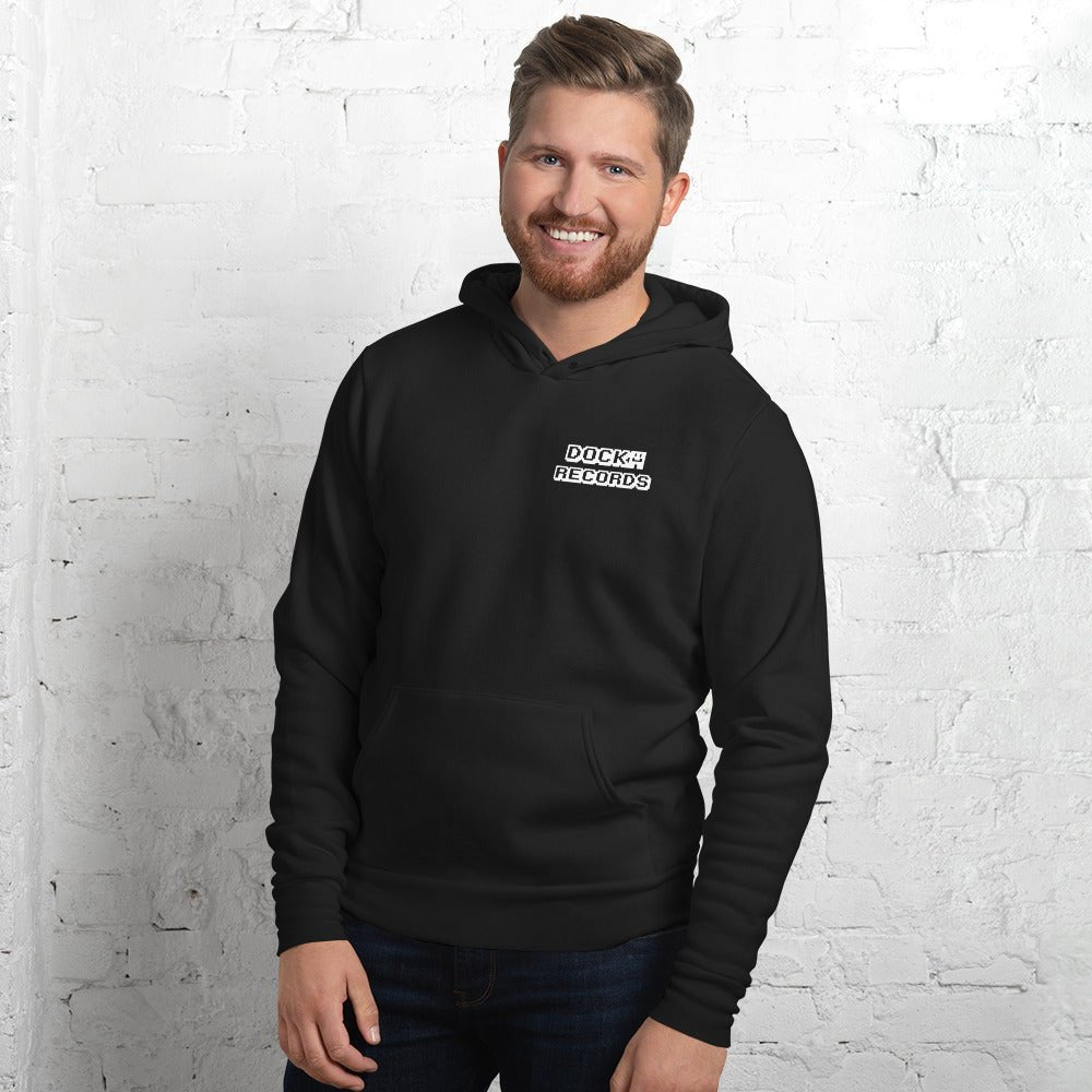 Docka Records Vinyl Junkie Unisex Hoodie - BeExtra! Apparel & More