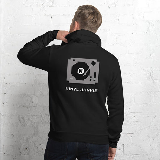 Docka Records Vinyl Junkie Unisex Hoodie - BeExtra! Apparel & More