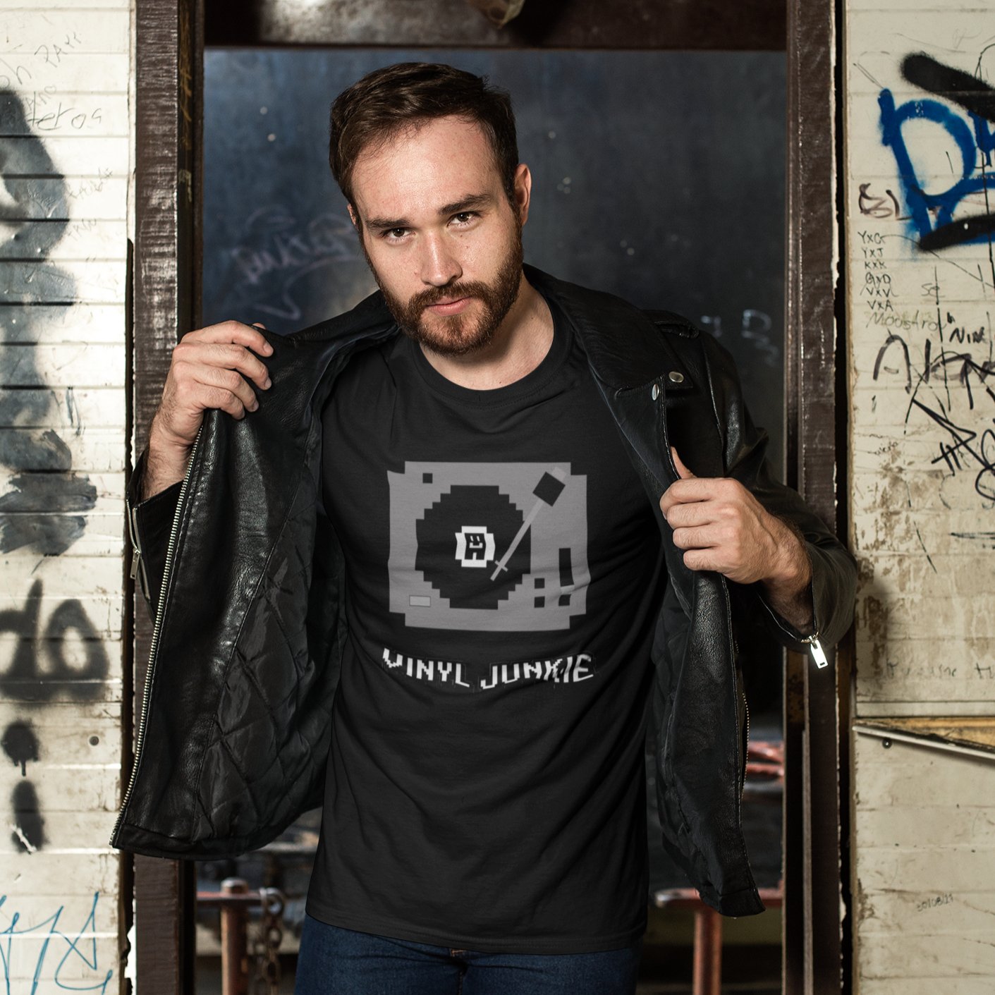Docka Records Vinyl Junkie Unisex T-shirt - BeExtra! Apparel & More