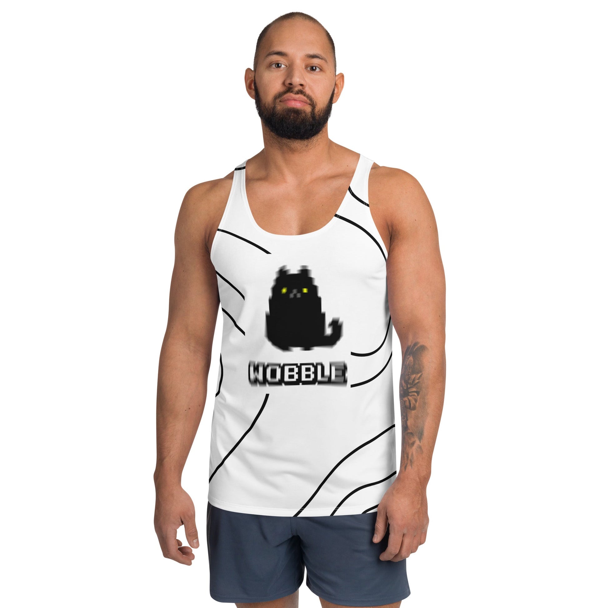 Docka Records Wobble Men's Tank Top - BeExtra! Apparel & More