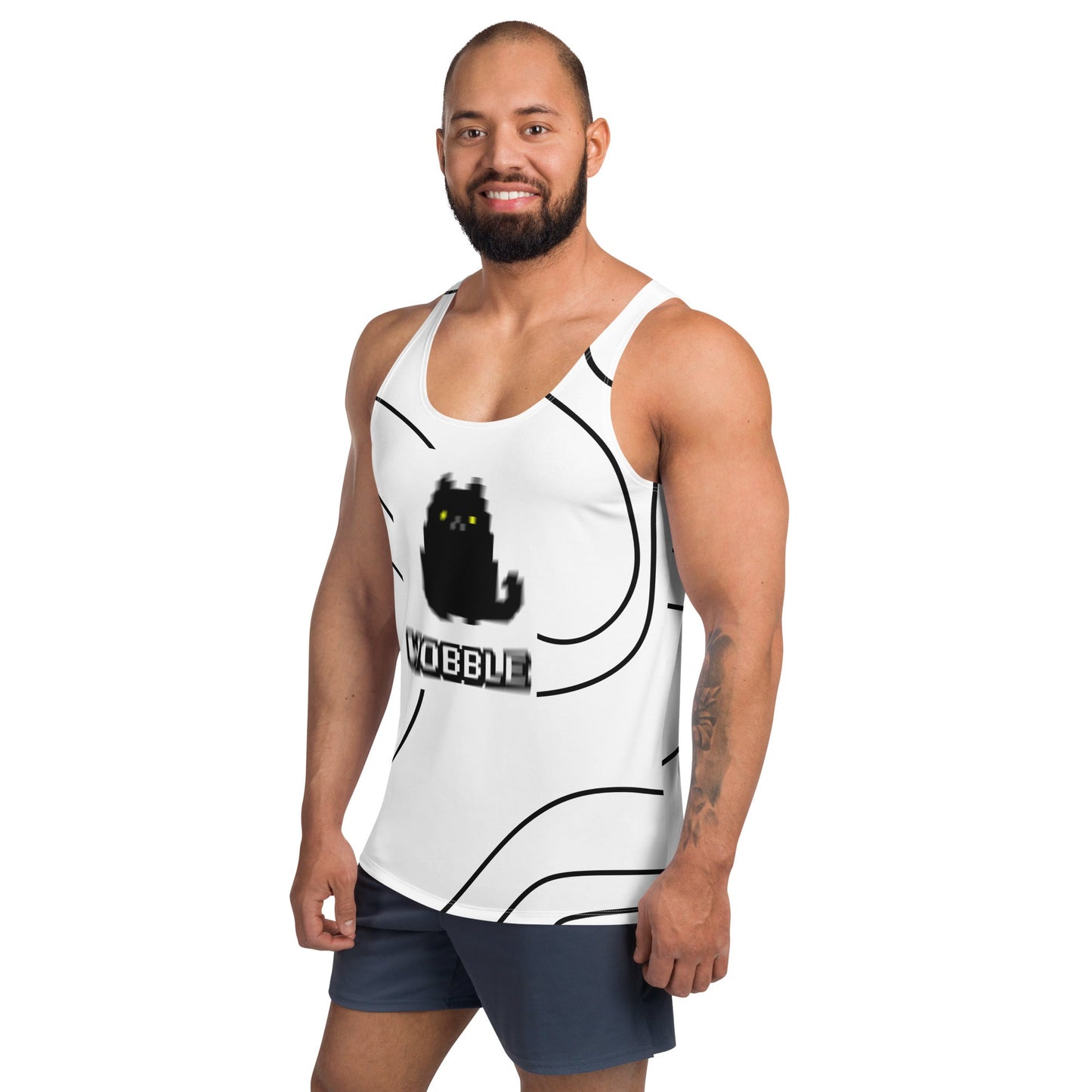 Docka Records Wobble Men's Tank Top - BeExtra! Apparel & More