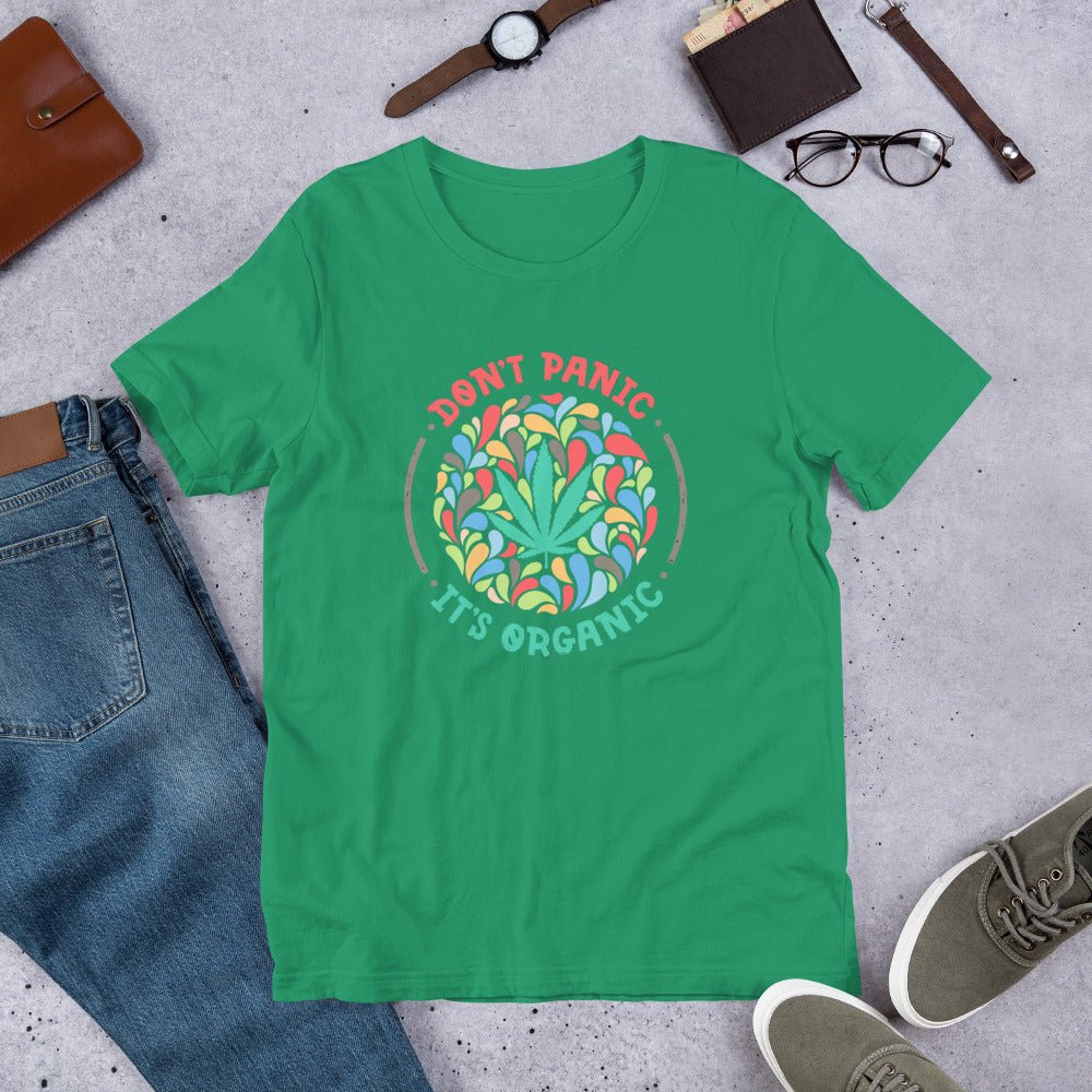 Don't Panic It's Organic Unisex T-Shirt - BeExtra! Apparel & More