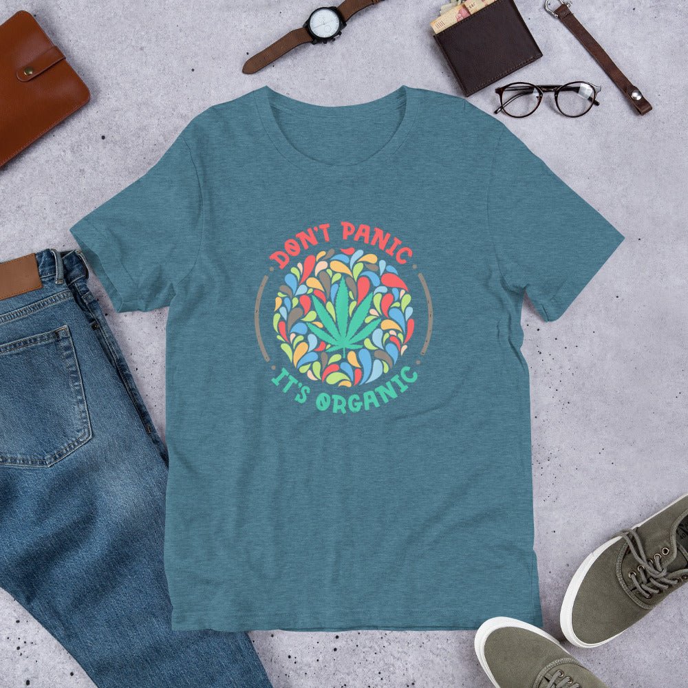 Don't Panic It's Organic Unisex T-Shirt - BeExtra! Apparel & More