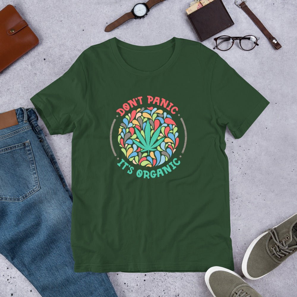 Don't Panic It's Organic Unisex T-Shirt - BeExtra! Apparel & More