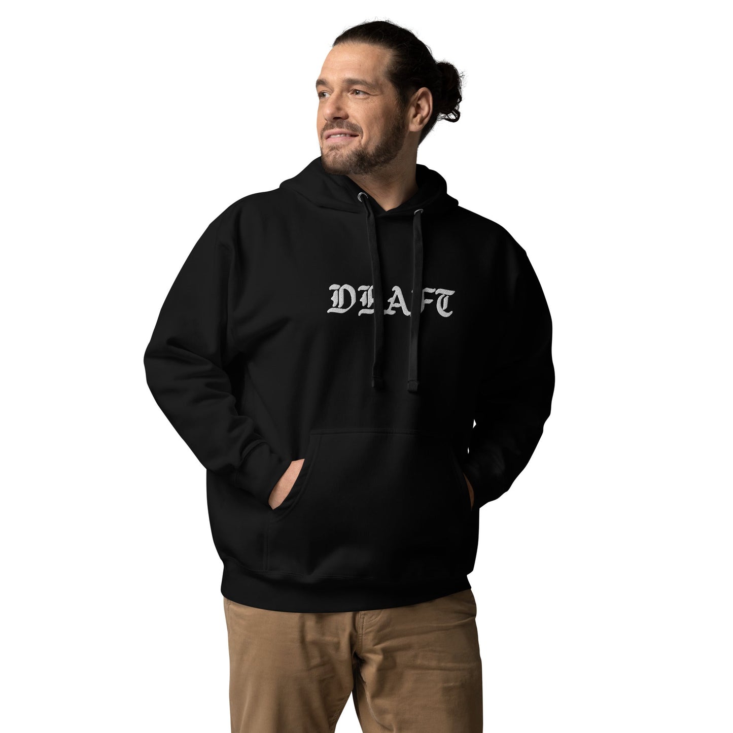 Draft Label Embroidered Unisex Hoodie - BeExtra! Apparel & More