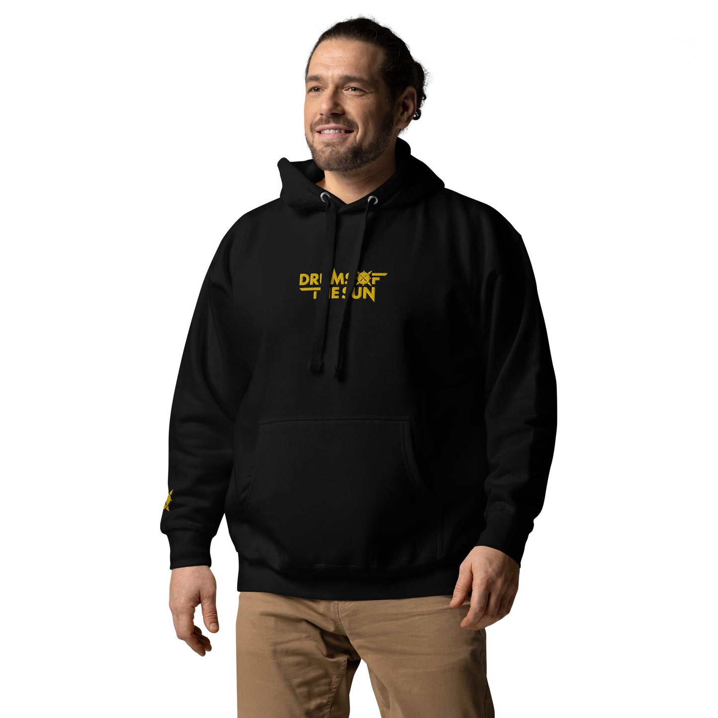 Drums of the Sun Embroidered Unisex Hoodie - BeExtra! Apparel & More