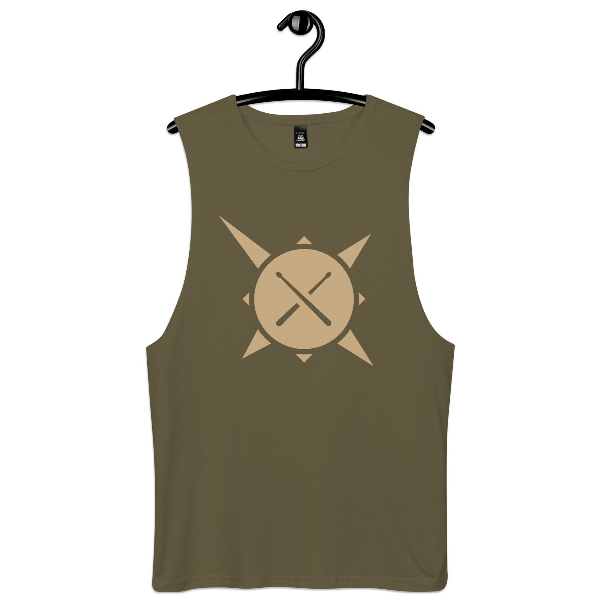 Drums of the Sun Men’s drop arm tank top - BeExtra! Apparel & More