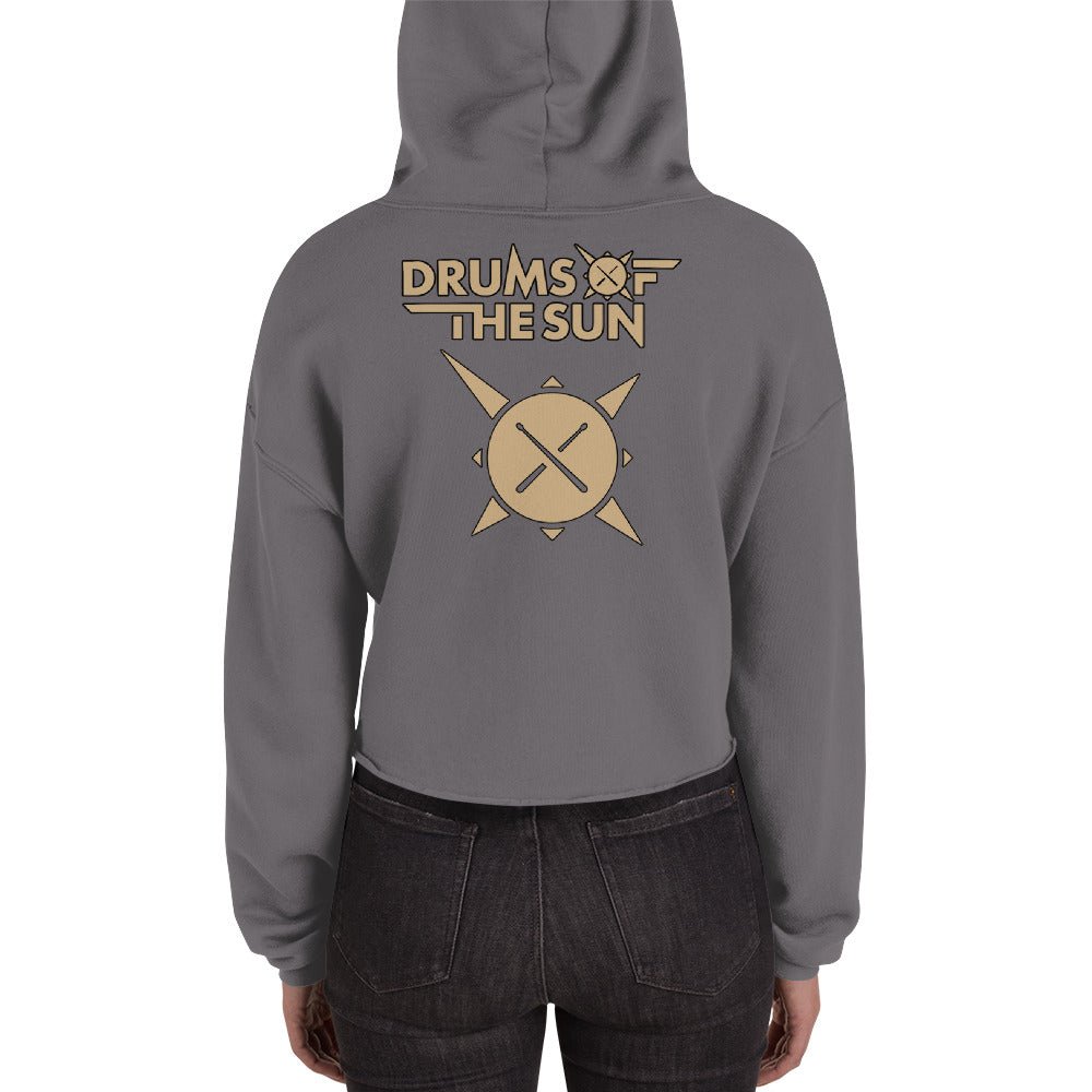 Drums of the Sun Soft Crop Hoodie - BeExtra! Apparel & More