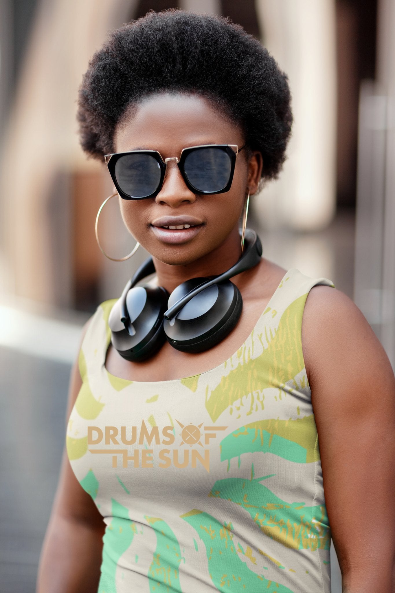 Drums of the Sun Women's Crop Top - BeExtra! Apparel & More