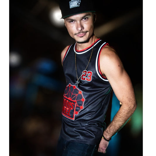 Farris Wheel Black Basketball Jersey - BeExtra! Apparel & More