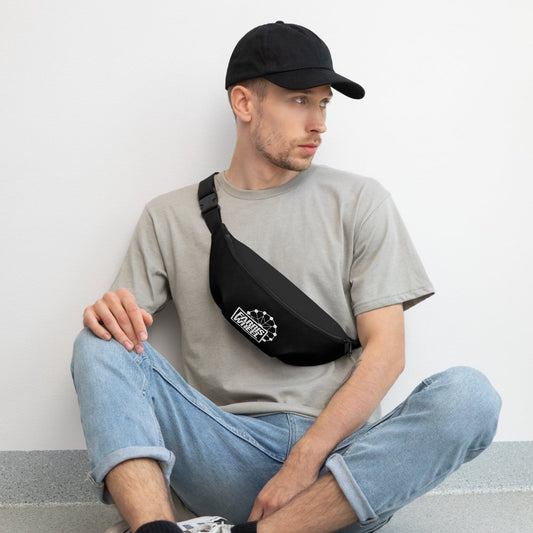 Farris Wheel Black Fanny Pack - BeExtra! Apparel & More