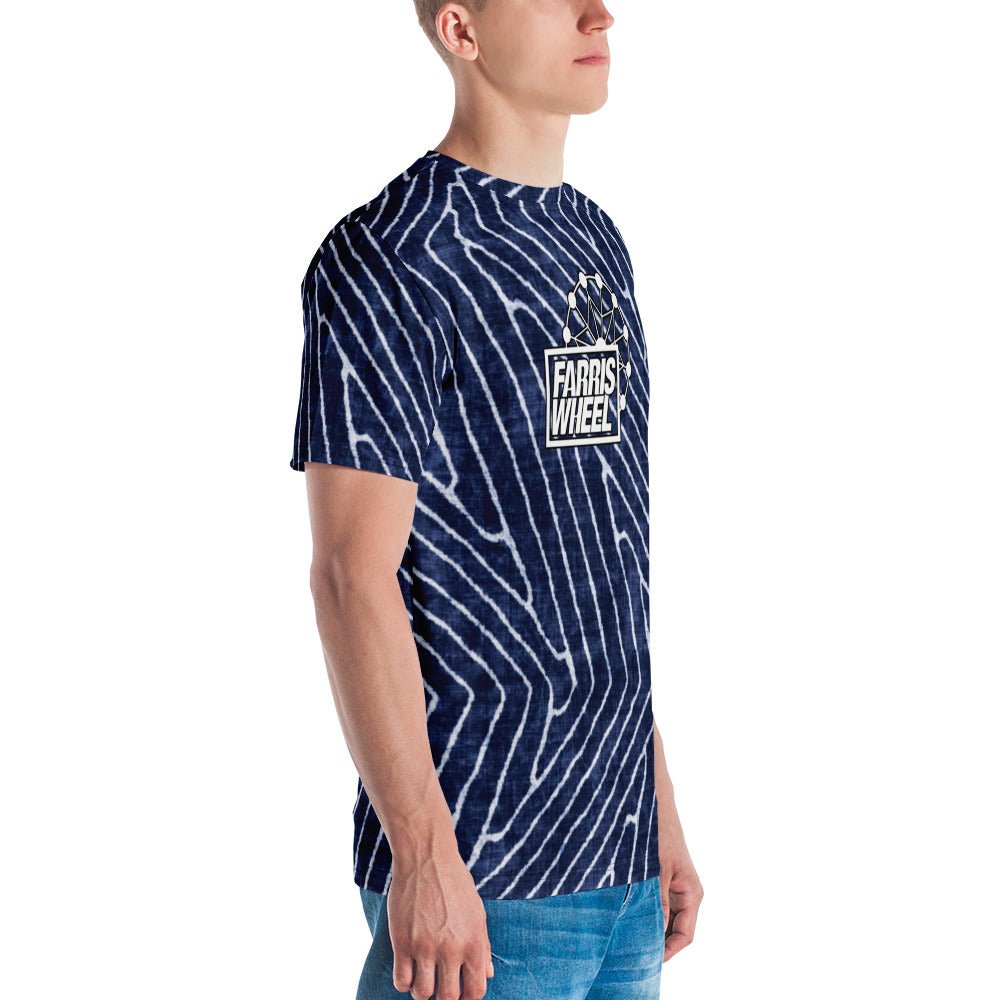 Farris Wheel Blue Jersey Men's T-shirt - BeExtra! Apparel & More