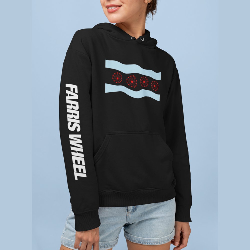 Farris Wheel Chicago Acid House Unisex Hoodie - BeExtra! Apparel & More