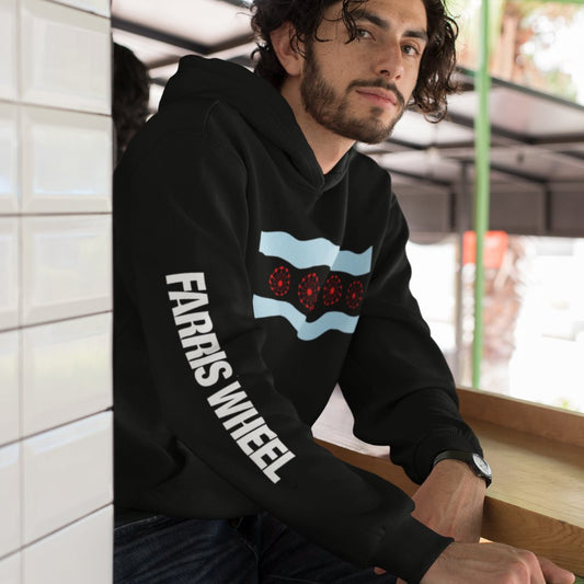 Farris Wheel Chicago Acid House Unisex Hoodie - BeExtra! Apparel & More