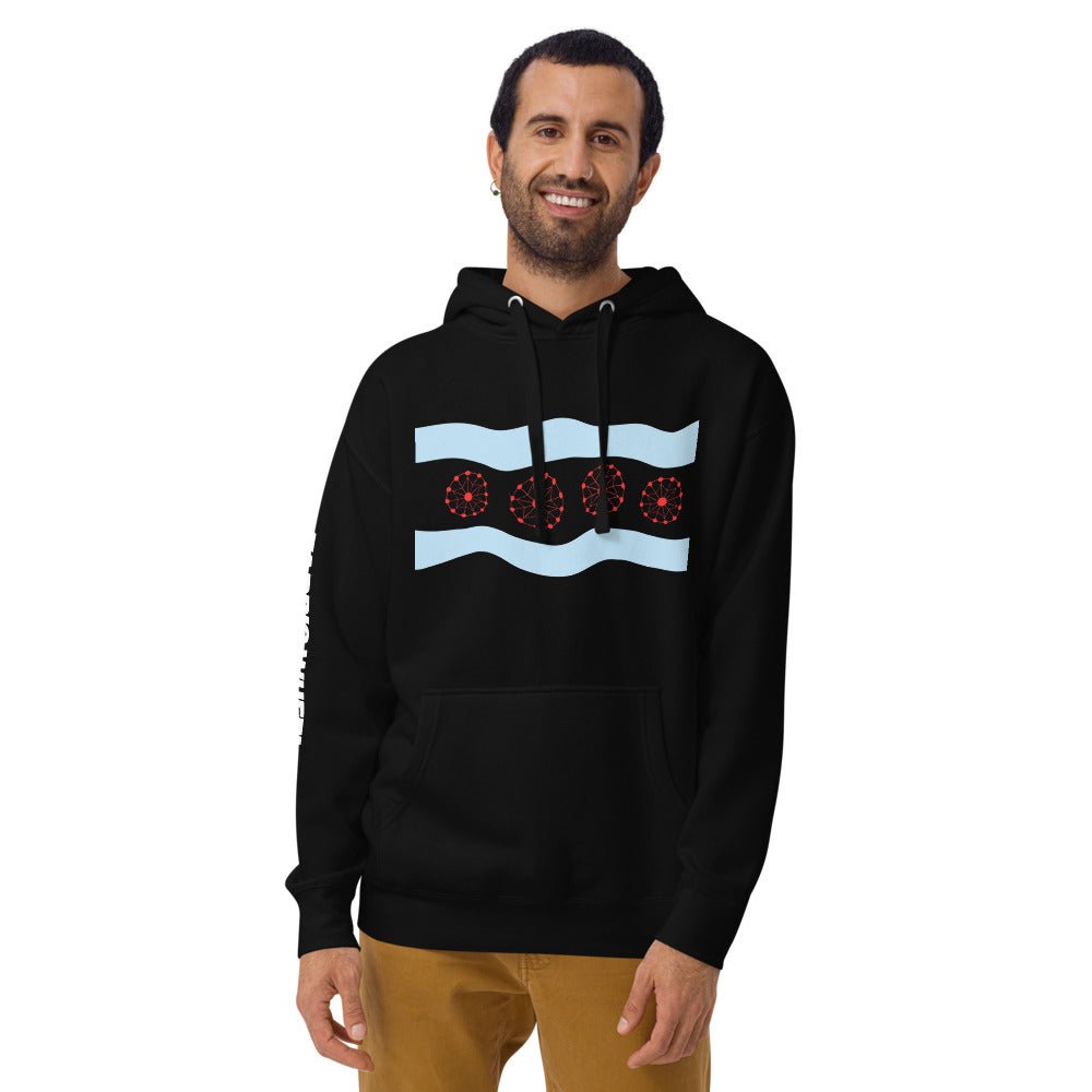 Farris Wheel Chicago Acid House Unisex Hoodie - BeExtra! Apparel & More