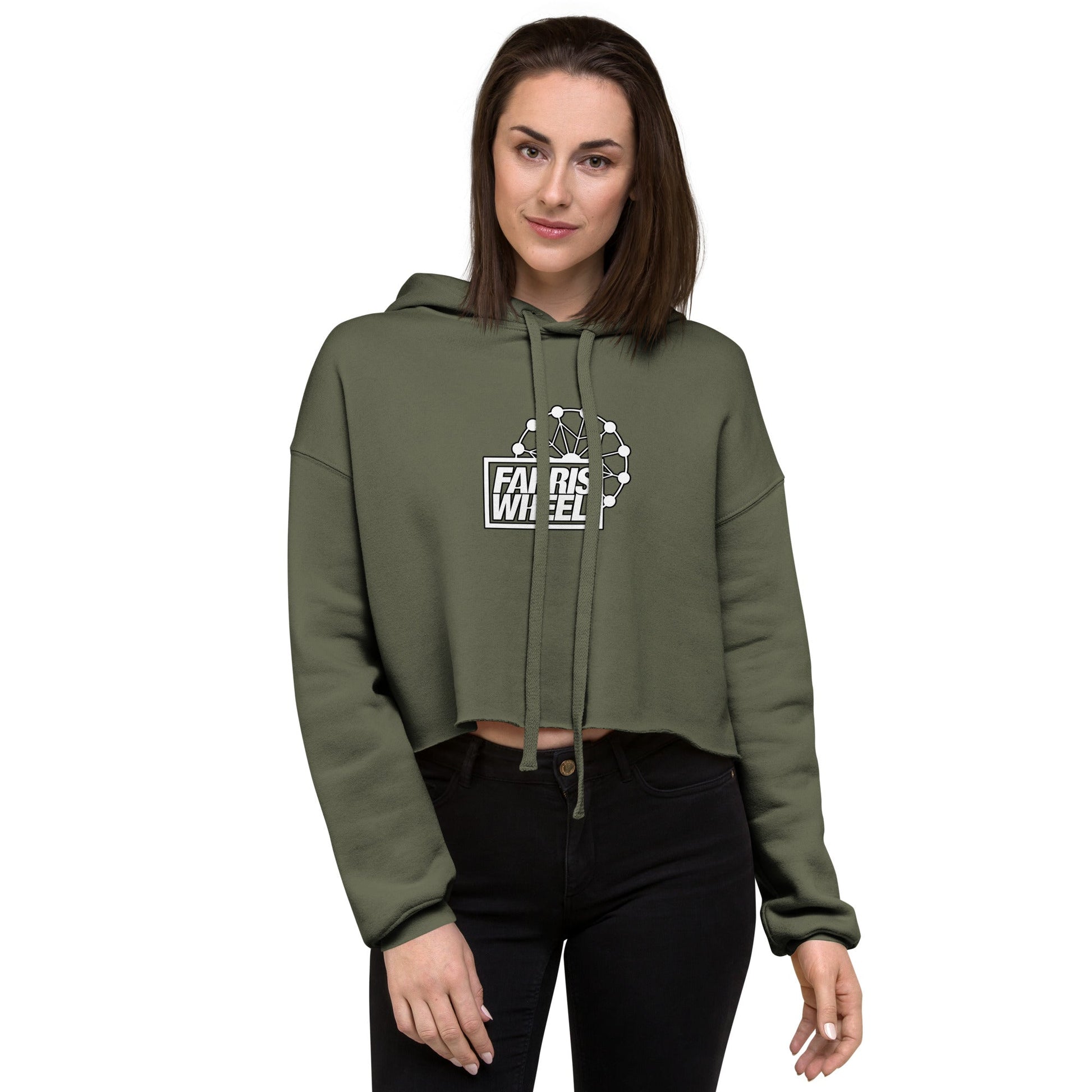 Farris Wheel Cropped Hoodie - BeExtra! Apparel & More