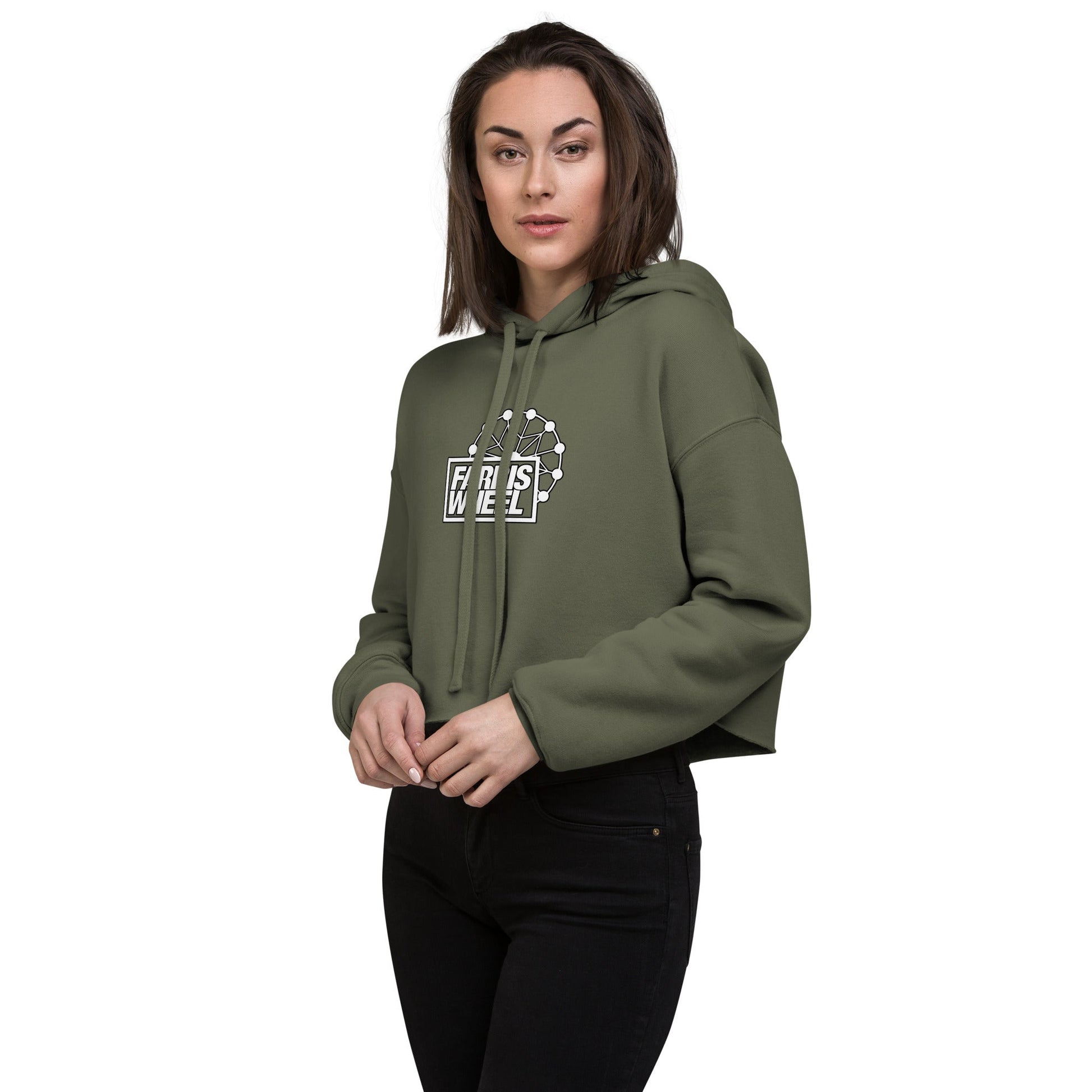 Farris Wheel Cropped Hoodie - BeExtra! Apparel & More
