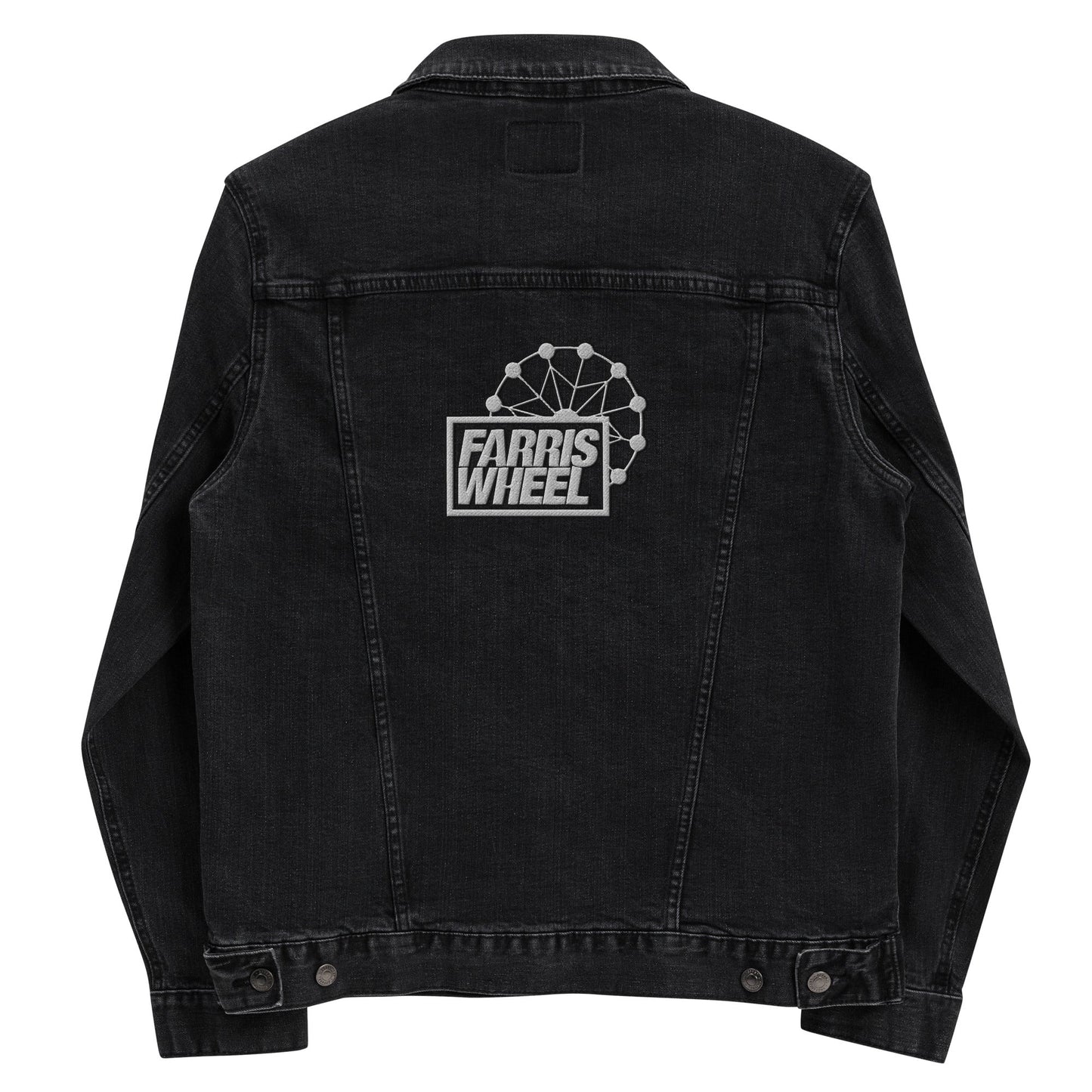 Farris Wheel Embroidered Unisex Denim Jacket - BeExtra! Apparel & More