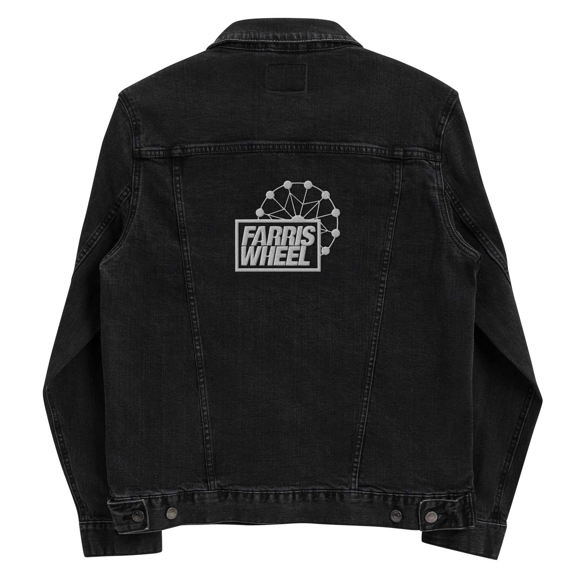 Farris Wheel Embroidered Unisex Denim Jacket - BeExtra! Apparel & More