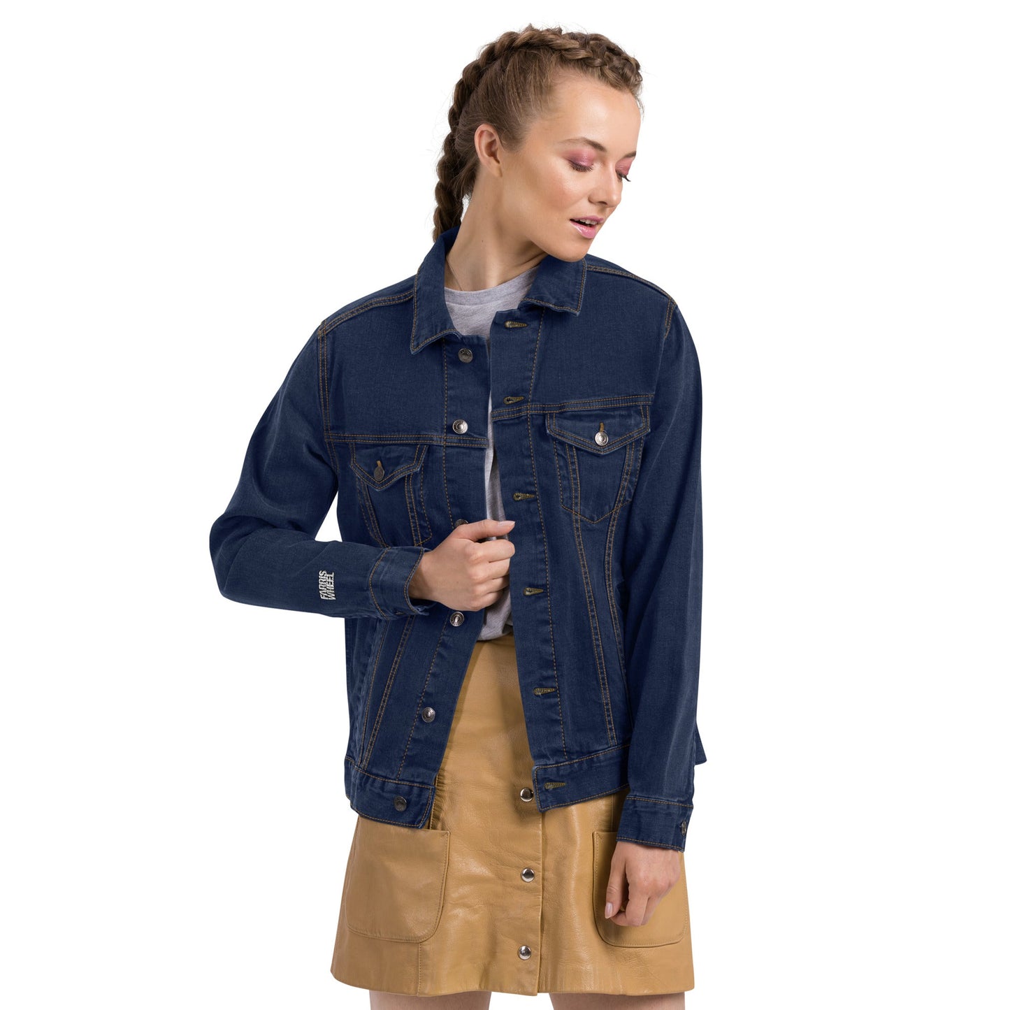 Farris Wheel Embroidered Unisex Denim Jacket - BeExtra! Apparel & More
