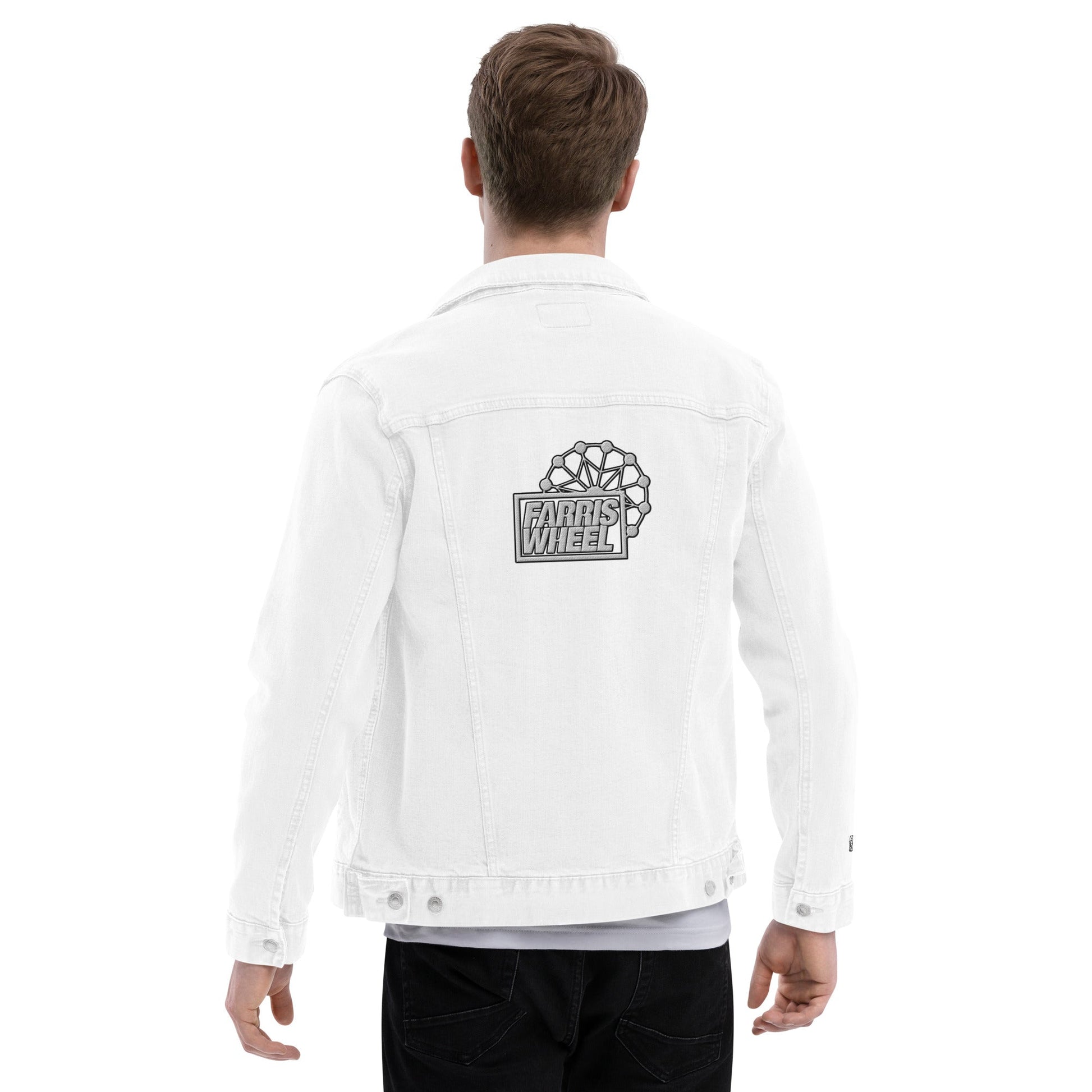Farris Wheel Embroidered Unisex Denim Jacket - BeExtra! Apparel & More