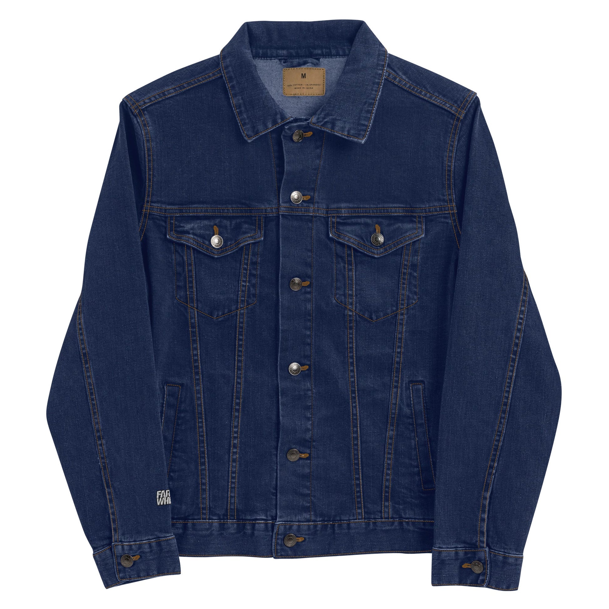 Farris Wheel Embroidered Unisex Denim Jacket - BeExtra! Apparel & More