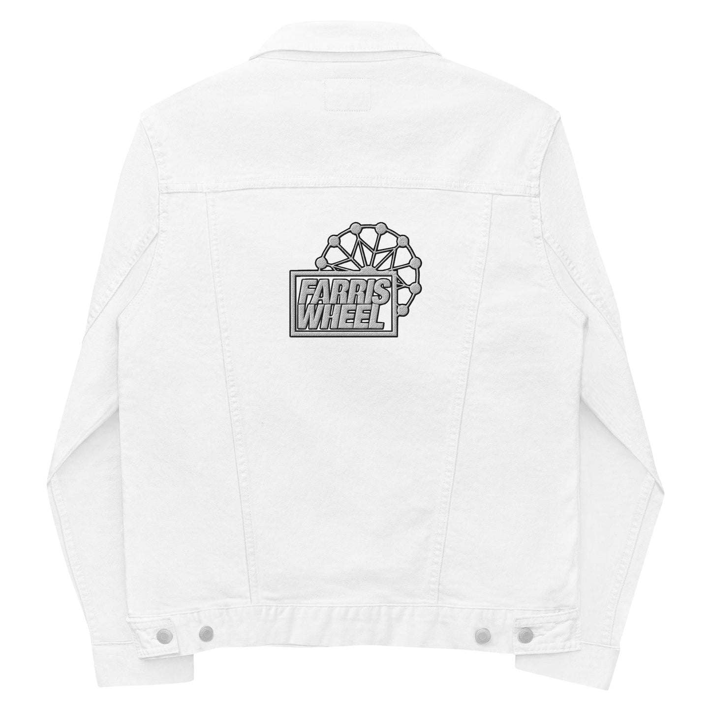 Farris Wheel Embroidered Unisex Denim Jacket - BeExtra! Apparel & More