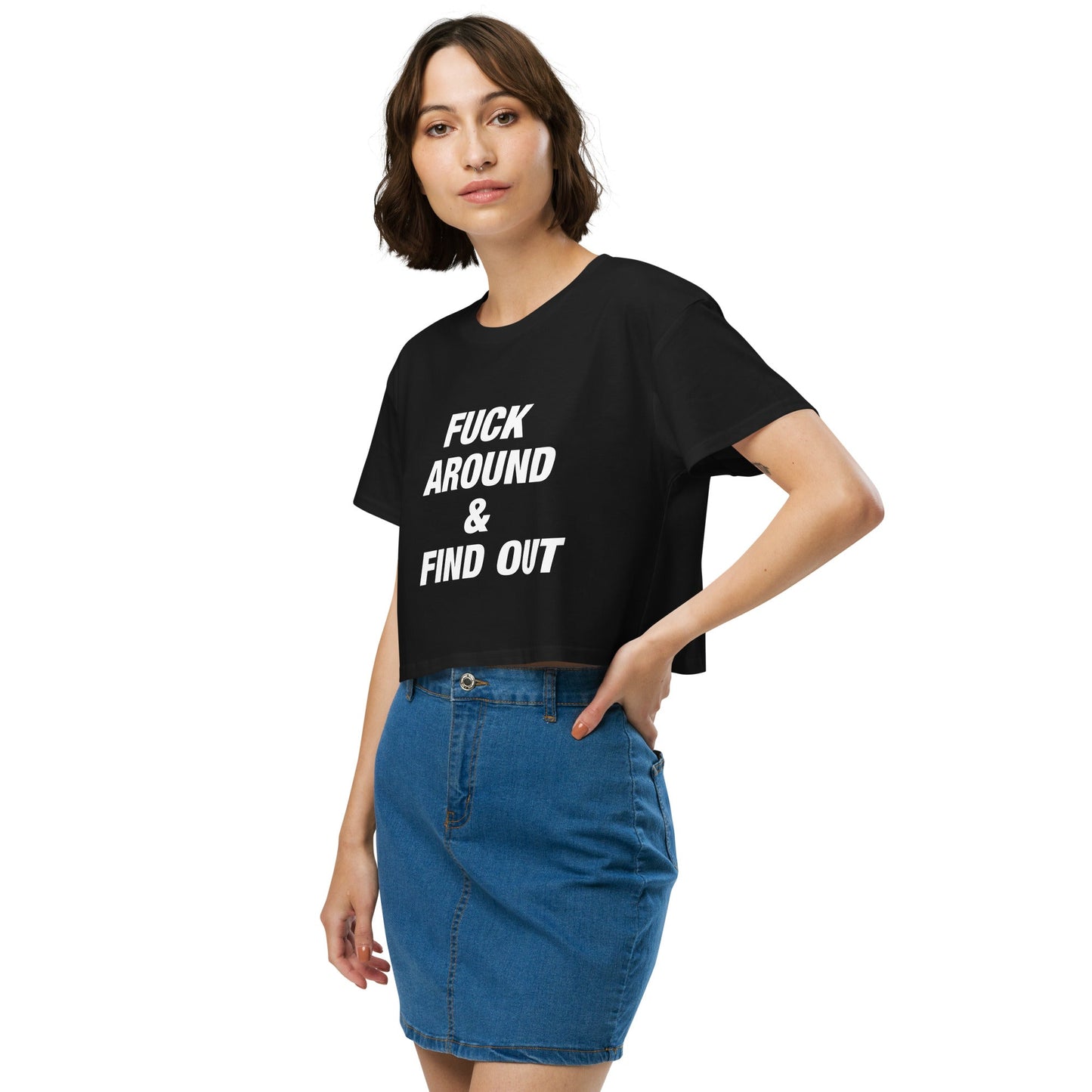 Farris Wheel "Fuck Around and Find Out" Crop Top - BeExtra! Apparel & More
