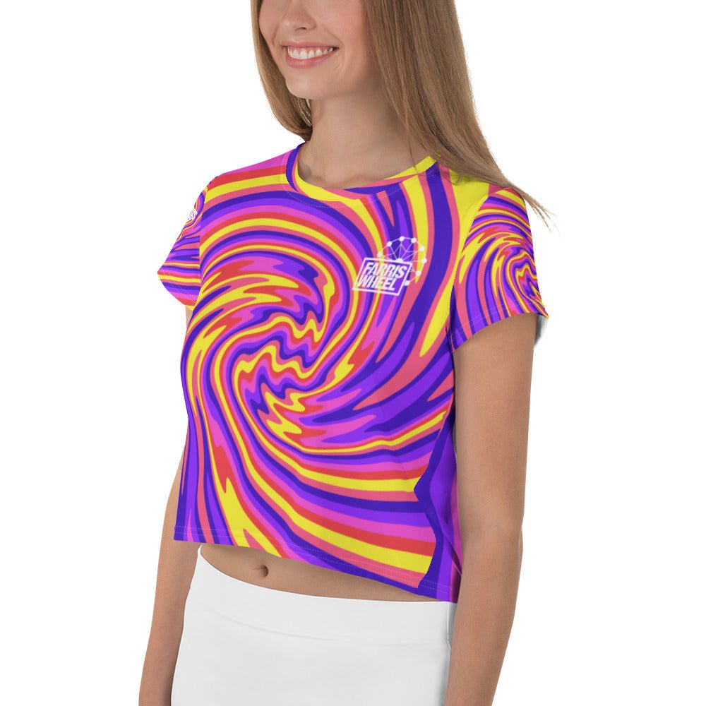 Farris Wheel Funky Carnival Crop Tee - BeExtra! Apparel & More